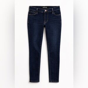 🇺🇸 J Brand Capri Ankle Skinny Jeans 29 Dark Wash Mid Rise Stretch USA